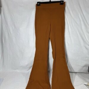 Aerie Women's High Waisted Waffle Knit Pull On‎ Flare Pants Size Xsmall